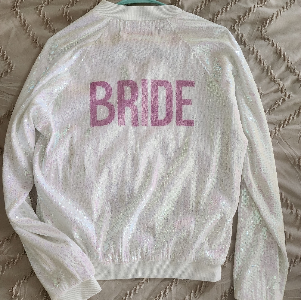 Hayley Paige Bride Bomber Jacket